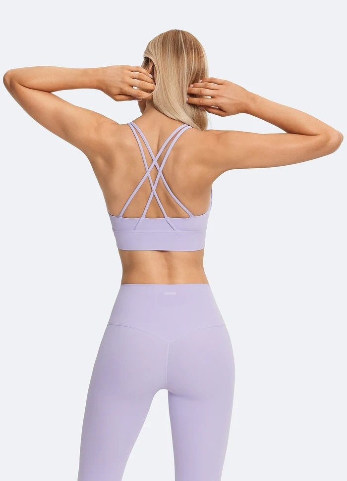 Top de tirantes lavanda