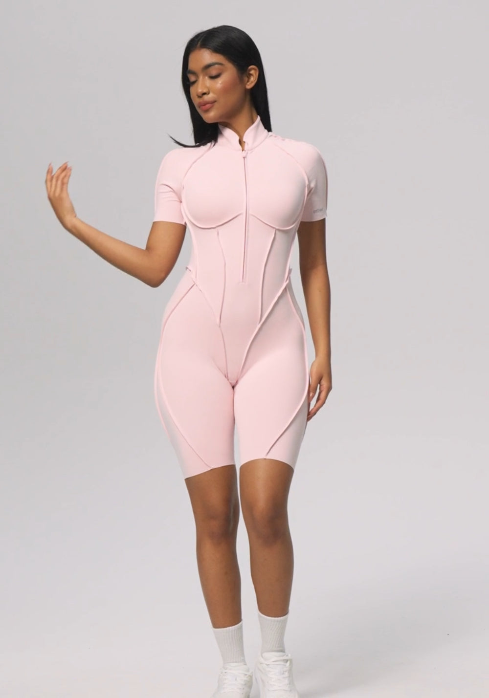 Catsuit con short slim