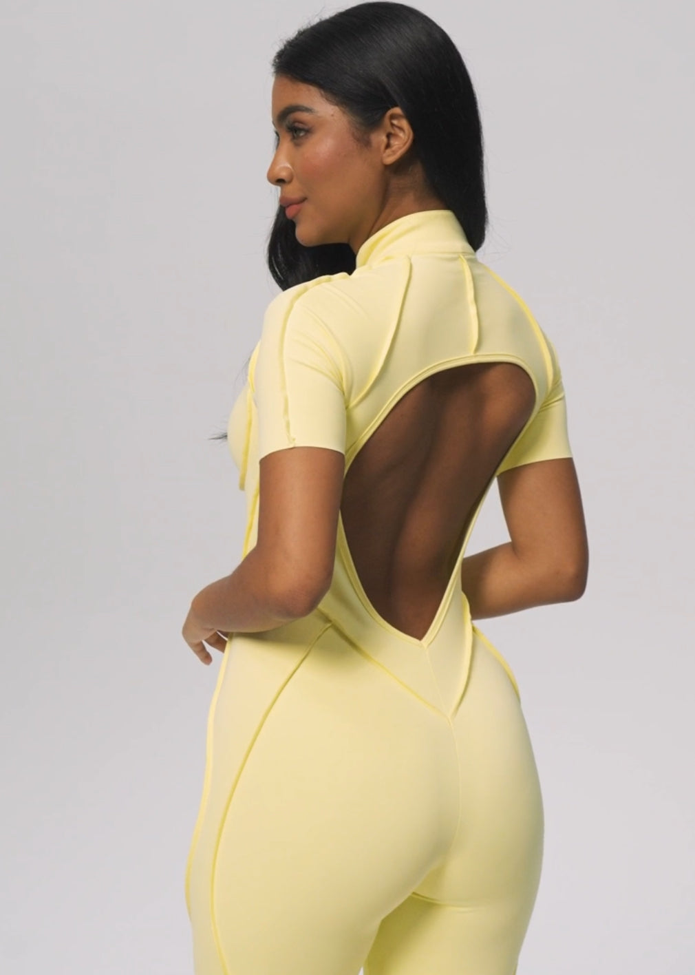 Catsuit con short slim