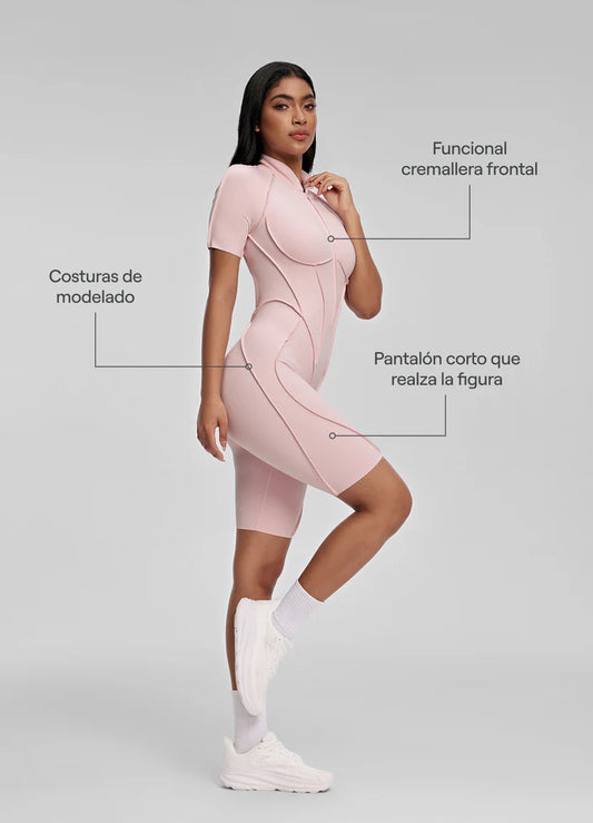 Catsuit con short slim